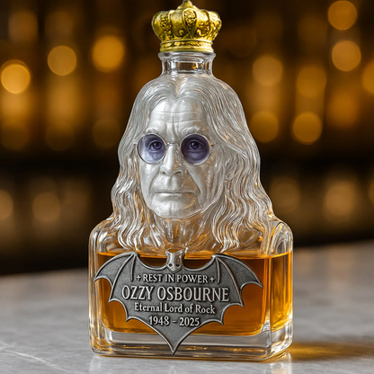 Prince Of Shadows™ | Classic Rock Icon Whiskey Decanter