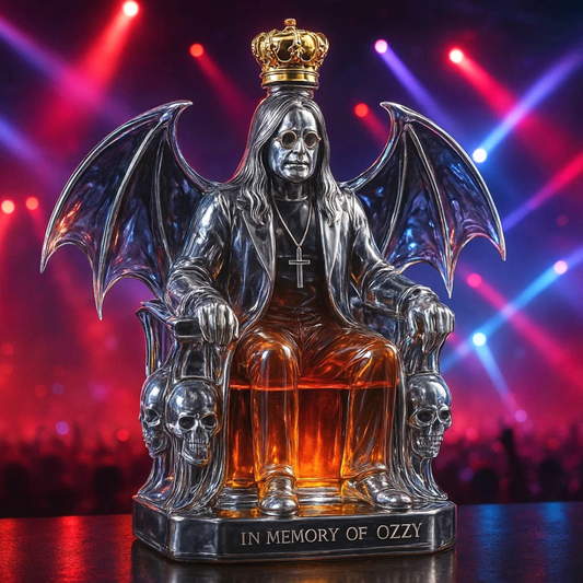 Throne of Shadows™ | Dark Rock Icon Whiskey Decanter