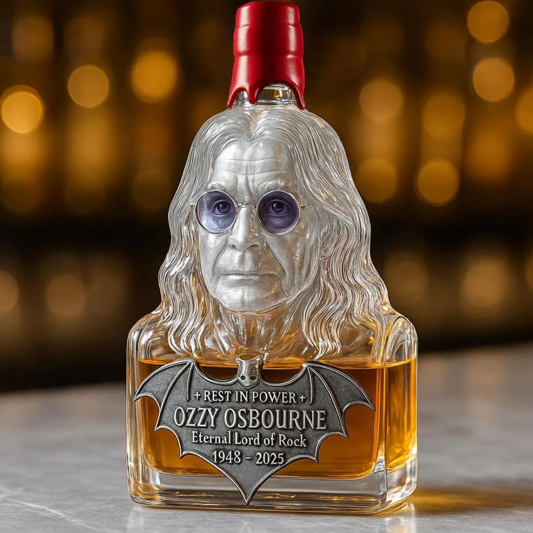 Prince Of Shadows™ | Classic Rock Icon Whiskey Decanter