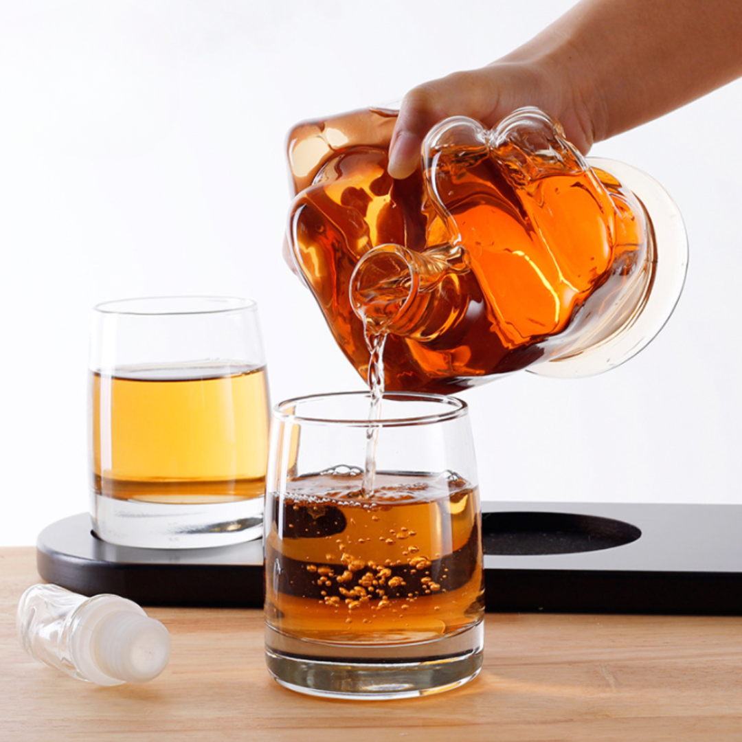 Defiant Hand™ | FU Whiskey Decanter Set