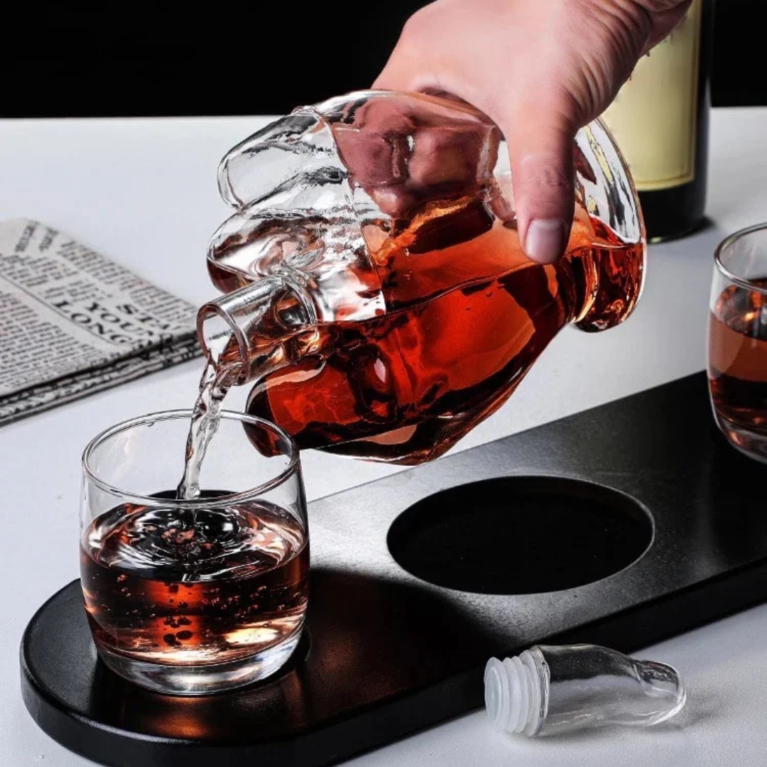 Defiant Hand™ | FU Whiskey Decanter Set
