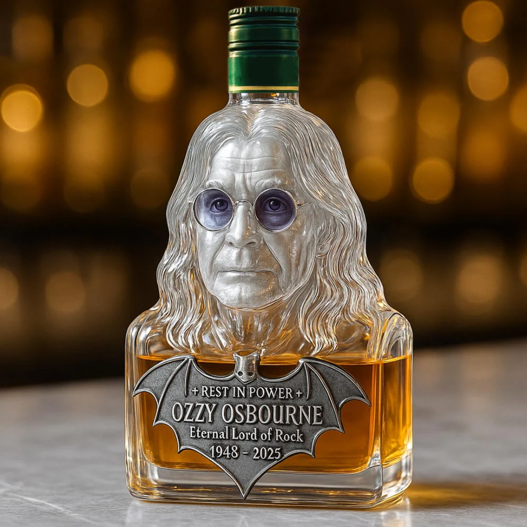 Prince Of Shadows™ | Classic Rock Icon Whiskey Decanter