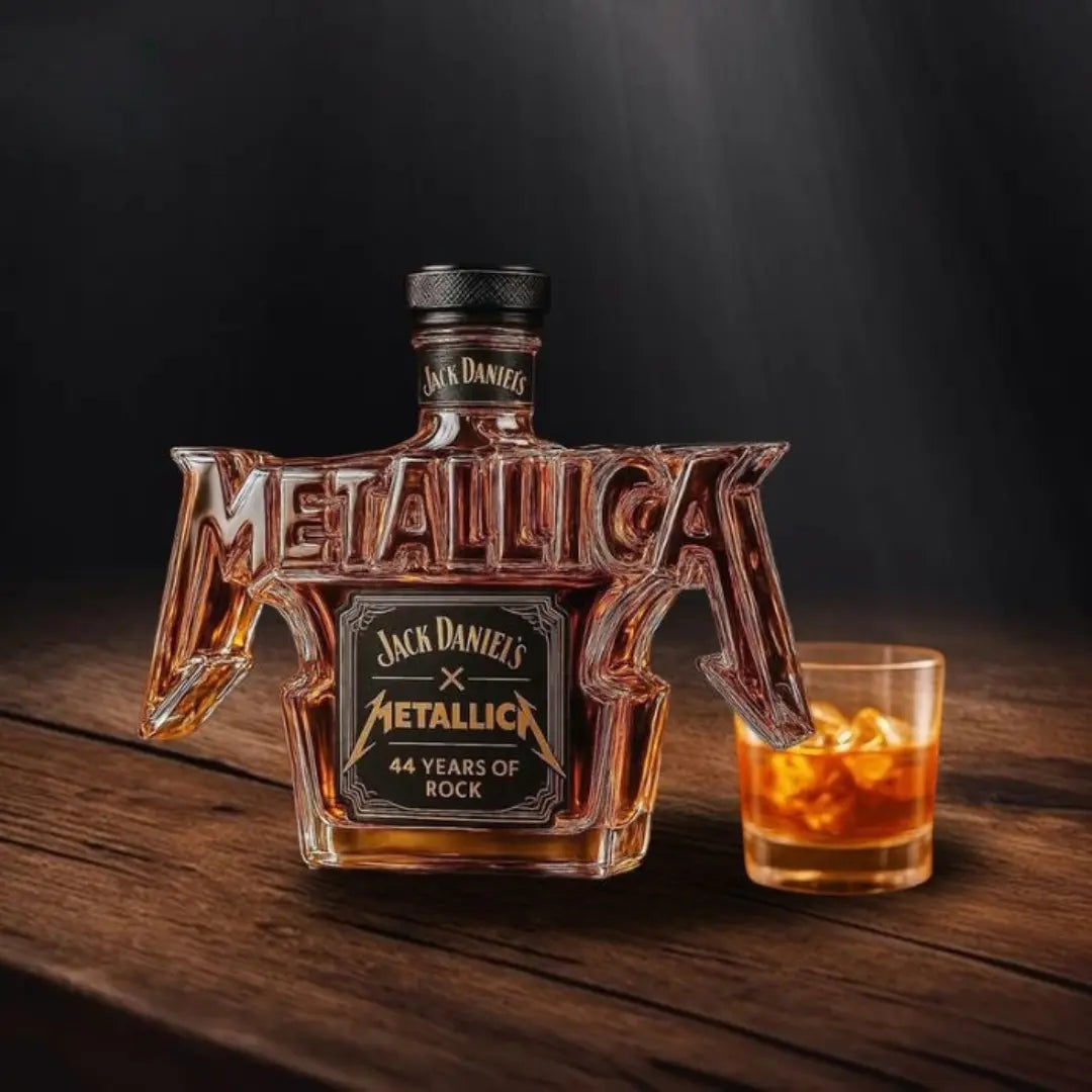 Forged in Metal™ | 44 Years of Rock Crystal Whiskey Decanter