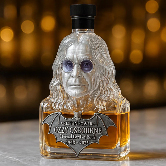 Prince Of Shadows™ | Classic Rock Icon Whiskey Decanter