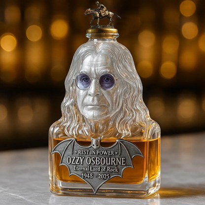 Prince Of Shadows™ | Classic Rock Icon Whiskey Decanter